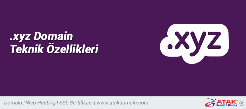 .xyz Domain Teknik Özellikleri