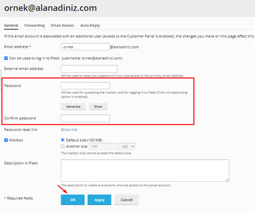 Plesk Panel Üzerinde Mail Şifremi Nasıl Değiştiririm? - Atak Domain Hosting