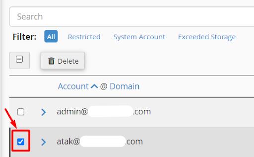 cPanel E-Mail Kullanıcı Silme Nasıl Yapılır?
  | Atak Domain Hosting