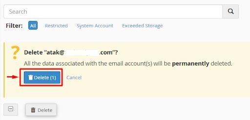 cPanel E-Mail Kullanıcı Silme Nasıl Yapılır?
| Atak Domain Hosting