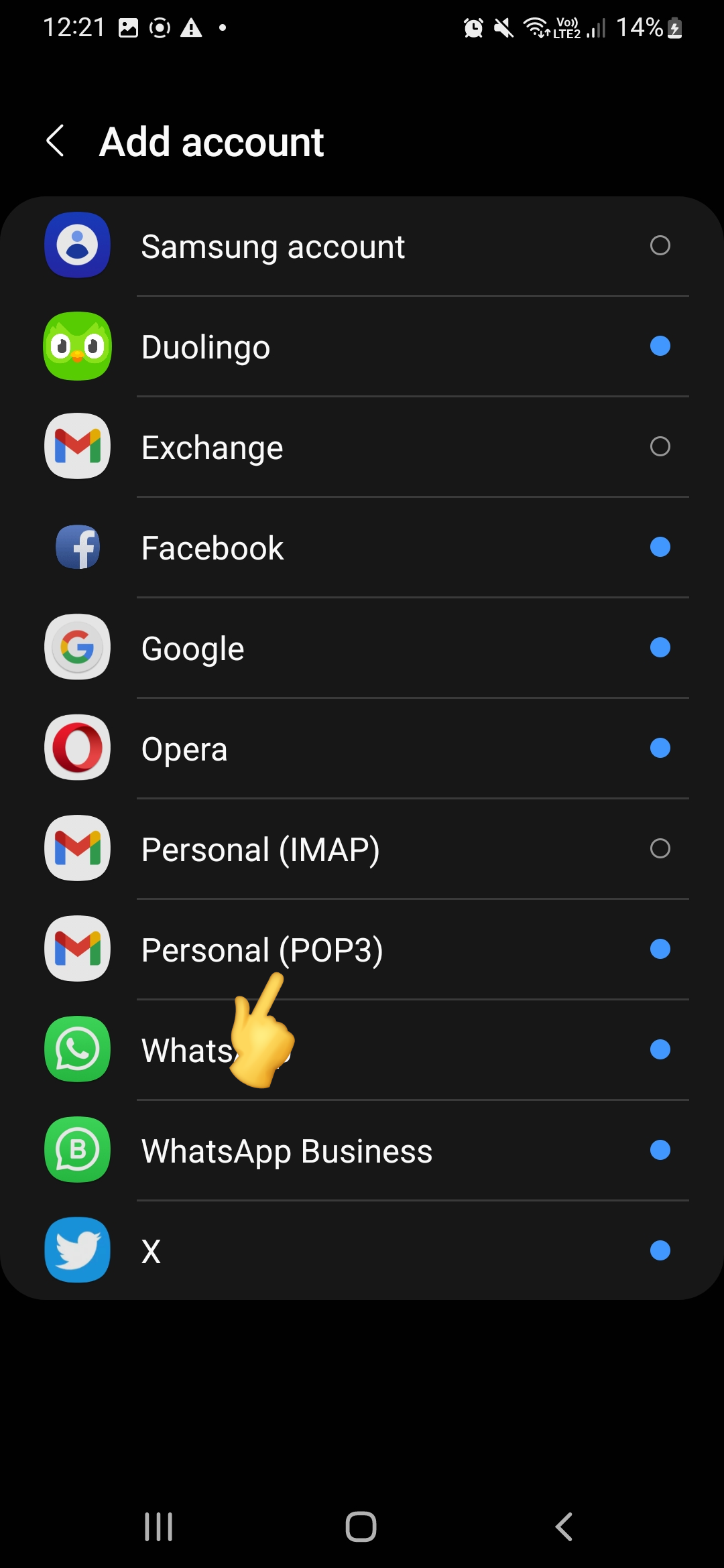 Android Mail Setup - Atak Domain