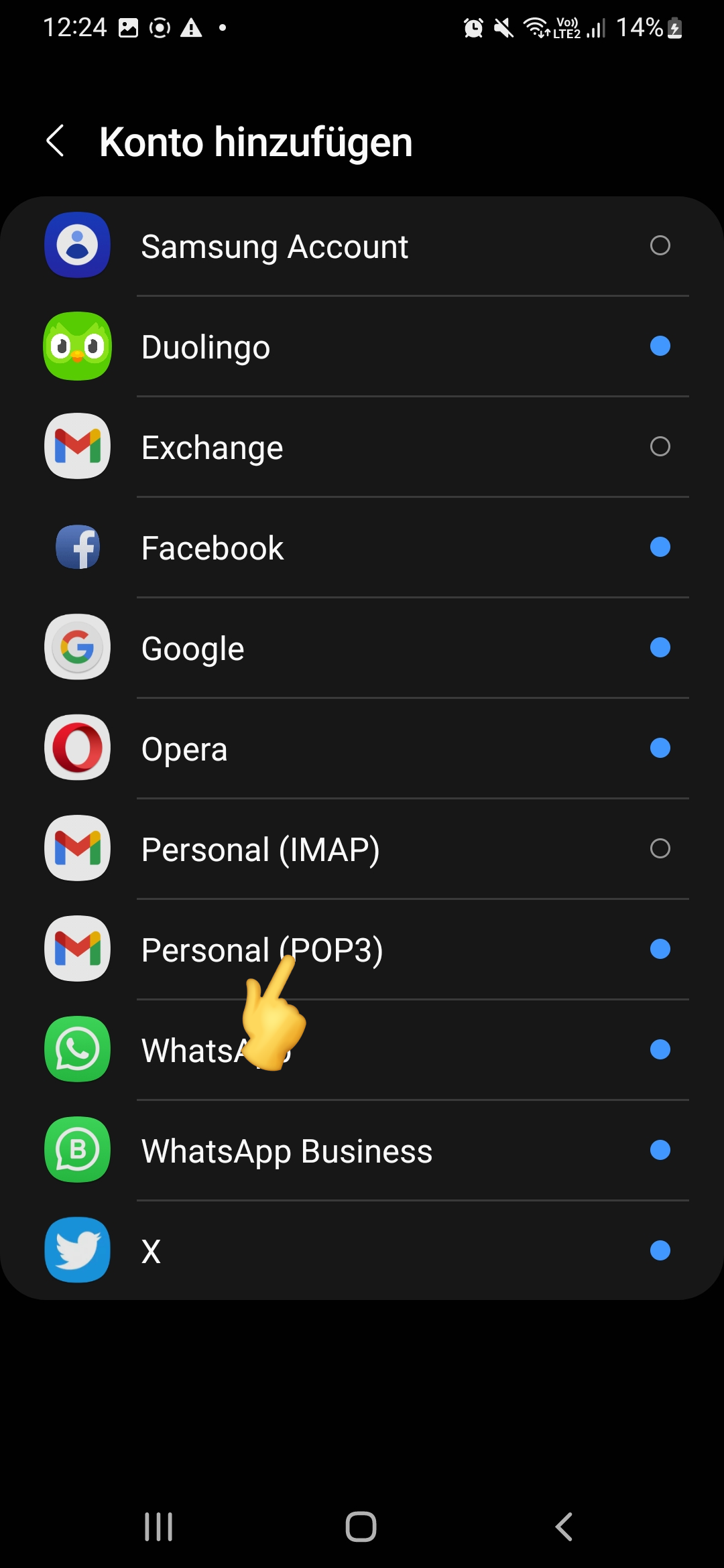 Android Mail-Setup - Atak Domain