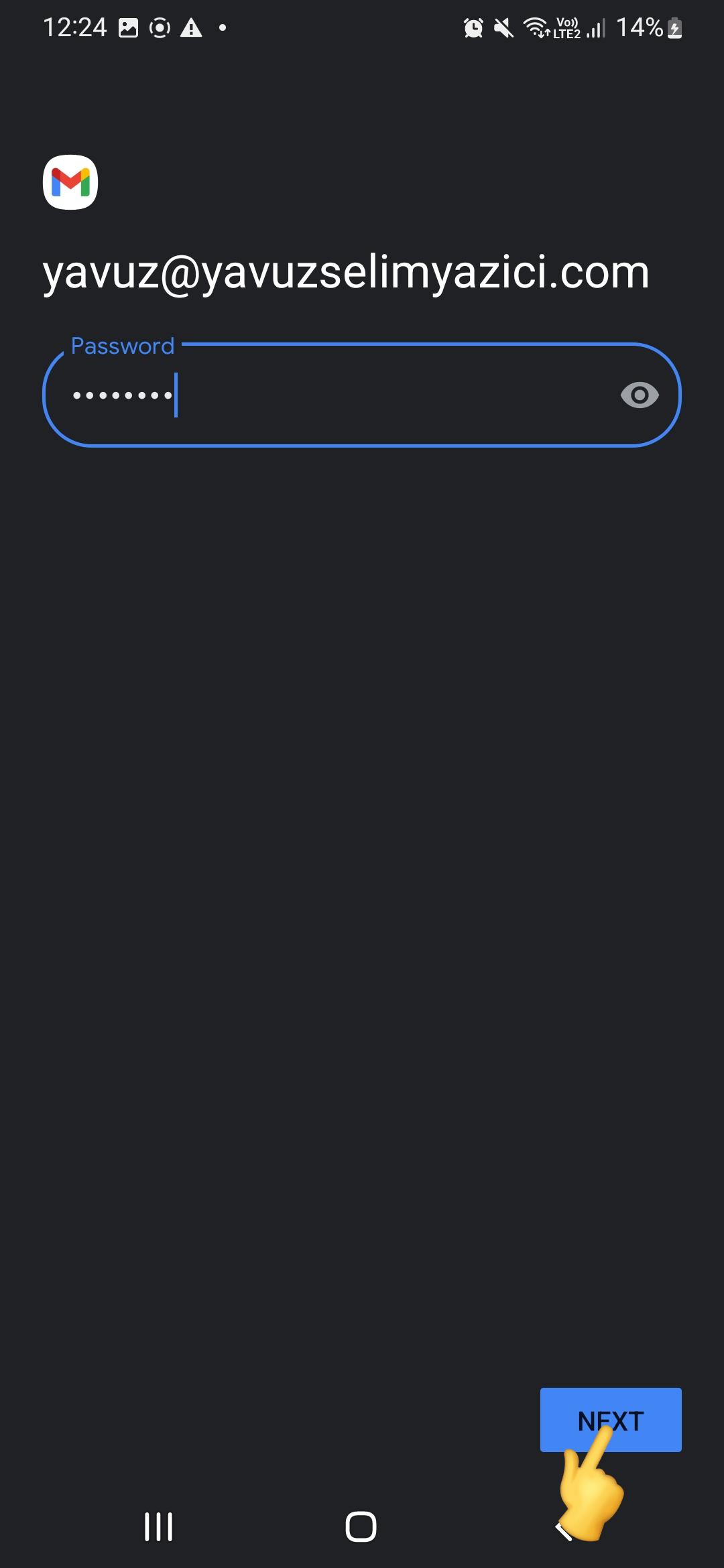 Android Mail-Setup - Atak Domain