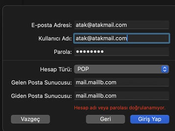 Apple (Mac OS) Mail Setup