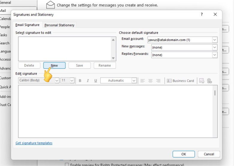 How To Add Mail Signature In Outlook - Atak Domain