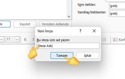 Outlook'ta Email İmzası Ekleme - Atak Domain