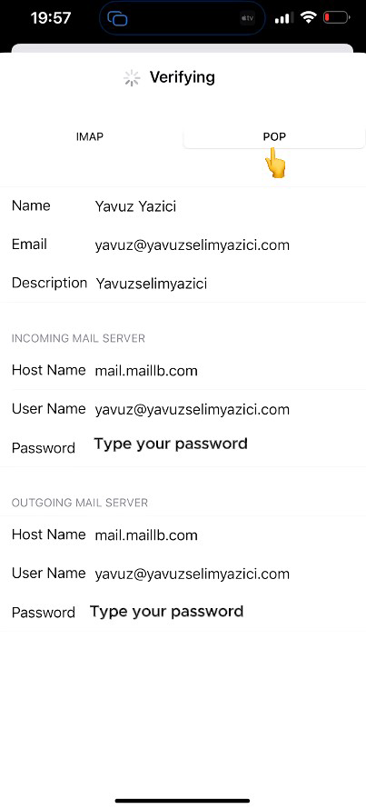 How to add email to iPhone - Atak Domain
