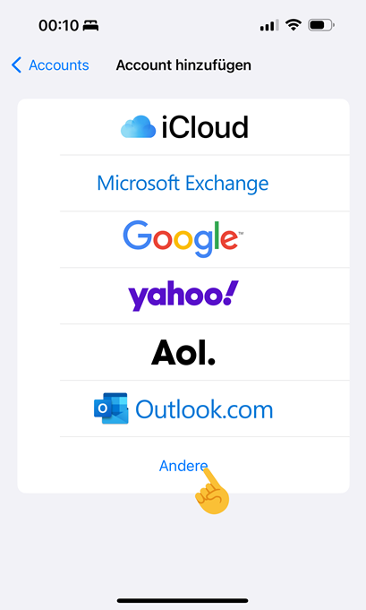 So fügen Sie E-Mails zum iPhone hinzu – Atak Domain