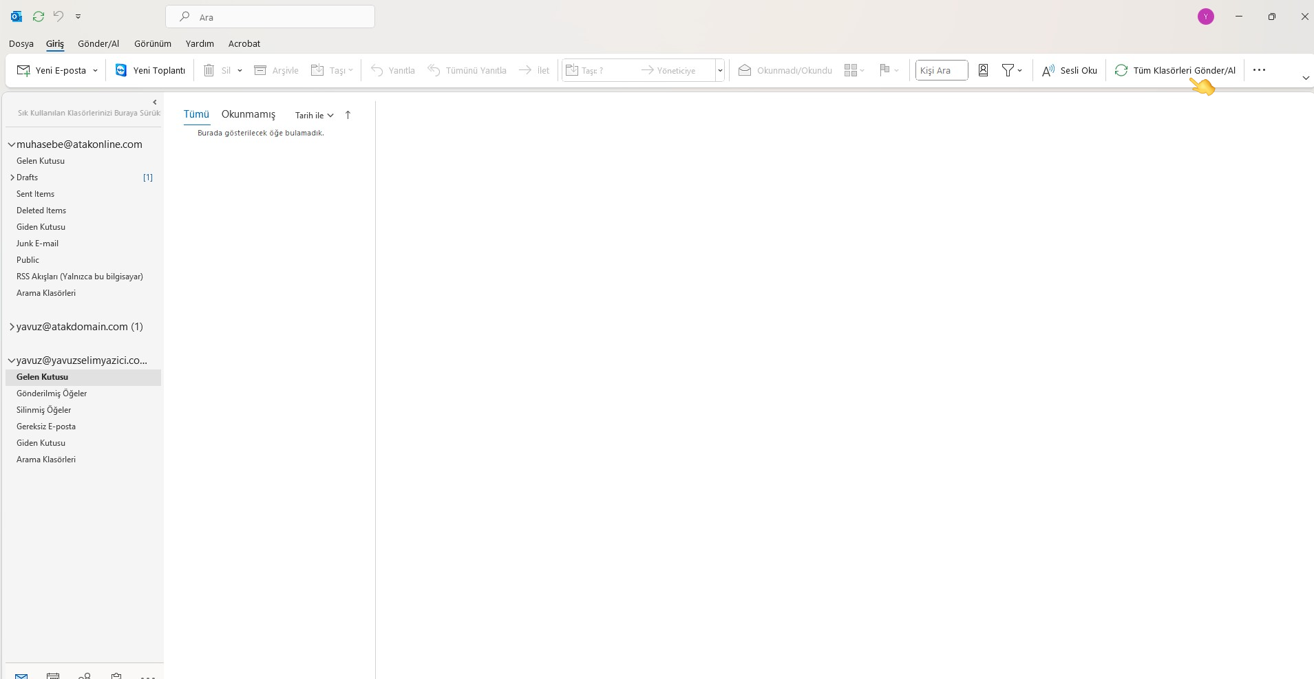 Outlook Mail Kurulumu - Atak Domain