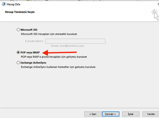 Outlook Mail Kurulumu - Atak Domain
