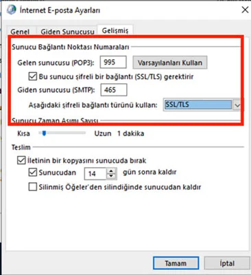 Outlook Mail Kurulumu - Atak Domain